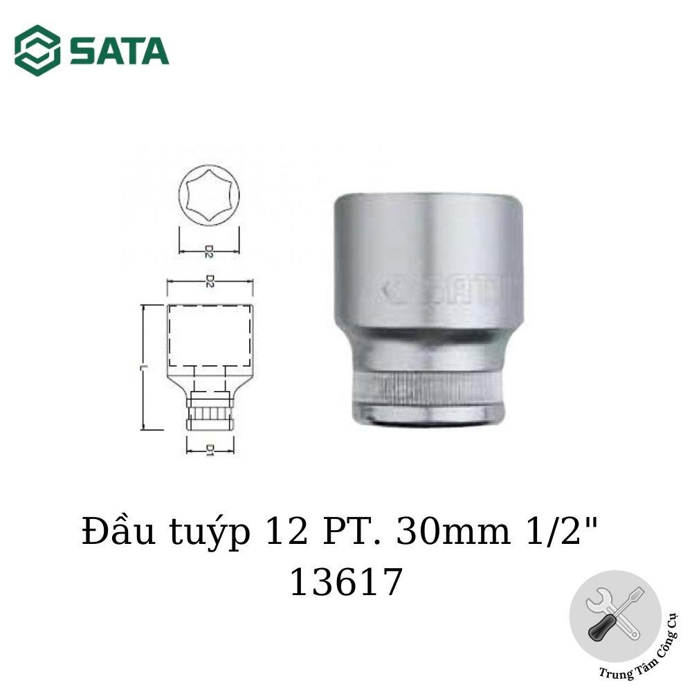 Đầu tuýp mũi sao 3/8&quot; T-15 - 22102 SATA