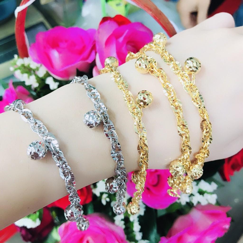 Lắc tay phụng kiểu chuông mạ 18k cao cấp H608