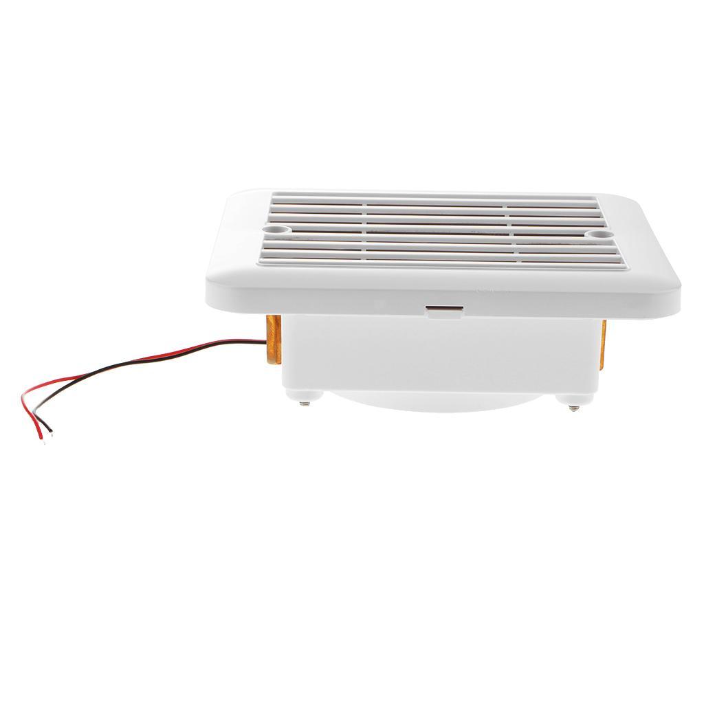 RV  Motorhome Side Air Vent Ventilation Cooling Exhaust Fan White