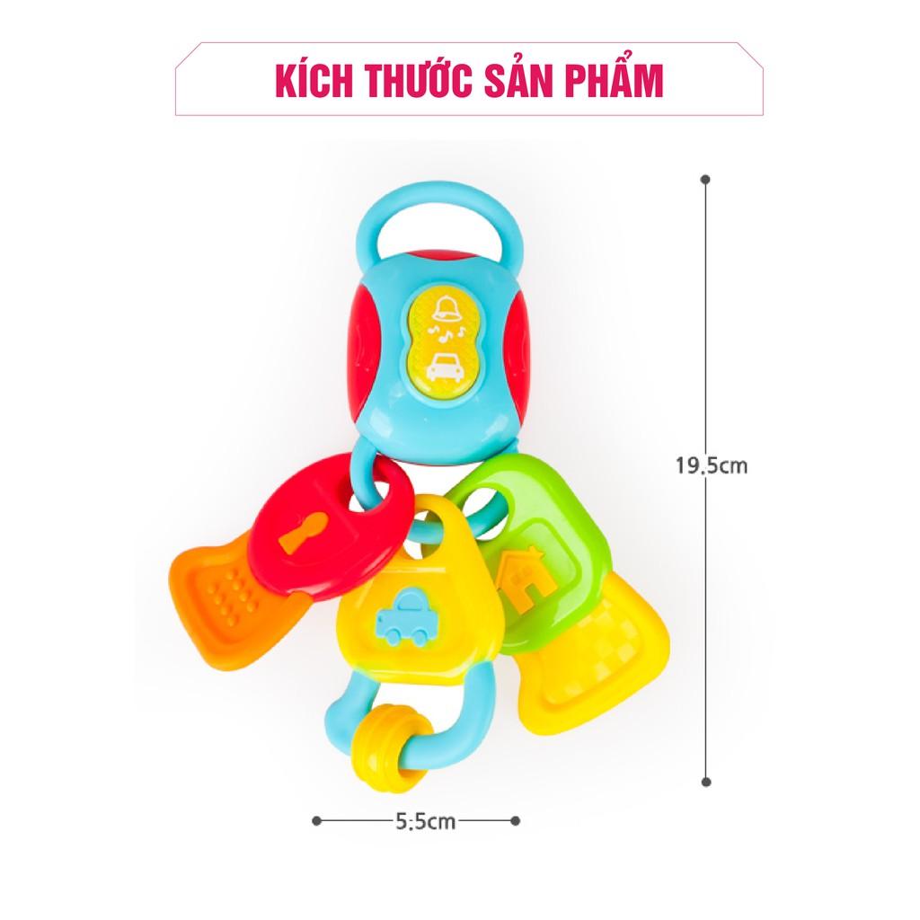 Chìa khóa đồ chơi phát nhạc kiêm gặm nướu Winfun 0185, nhựa cao cấp an toàn cho bé - tặng đồ chơi tắm 2 món