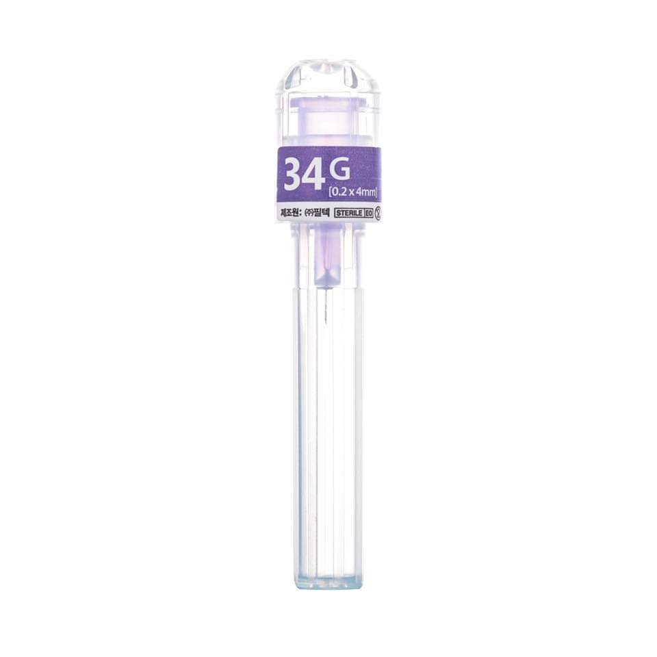 hộp 100 cây Đầu kim 34G 4mm tiêm căng bóng prp cá hồi