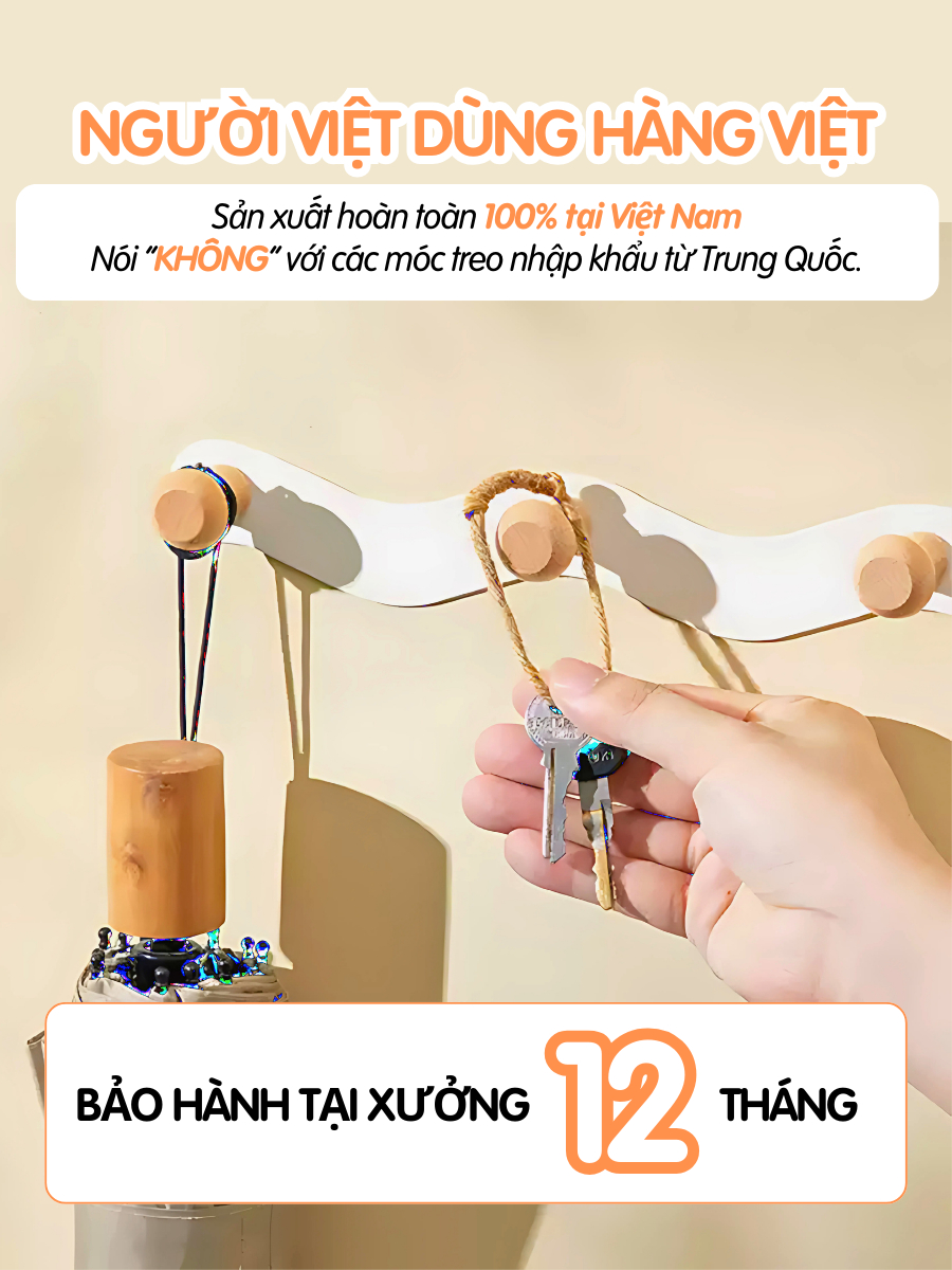 Móc treo đồ decor phòng ngủ Dola Home dán chịu lực, móc treo chìa khoá, treo túi xách, đồ gia dụng