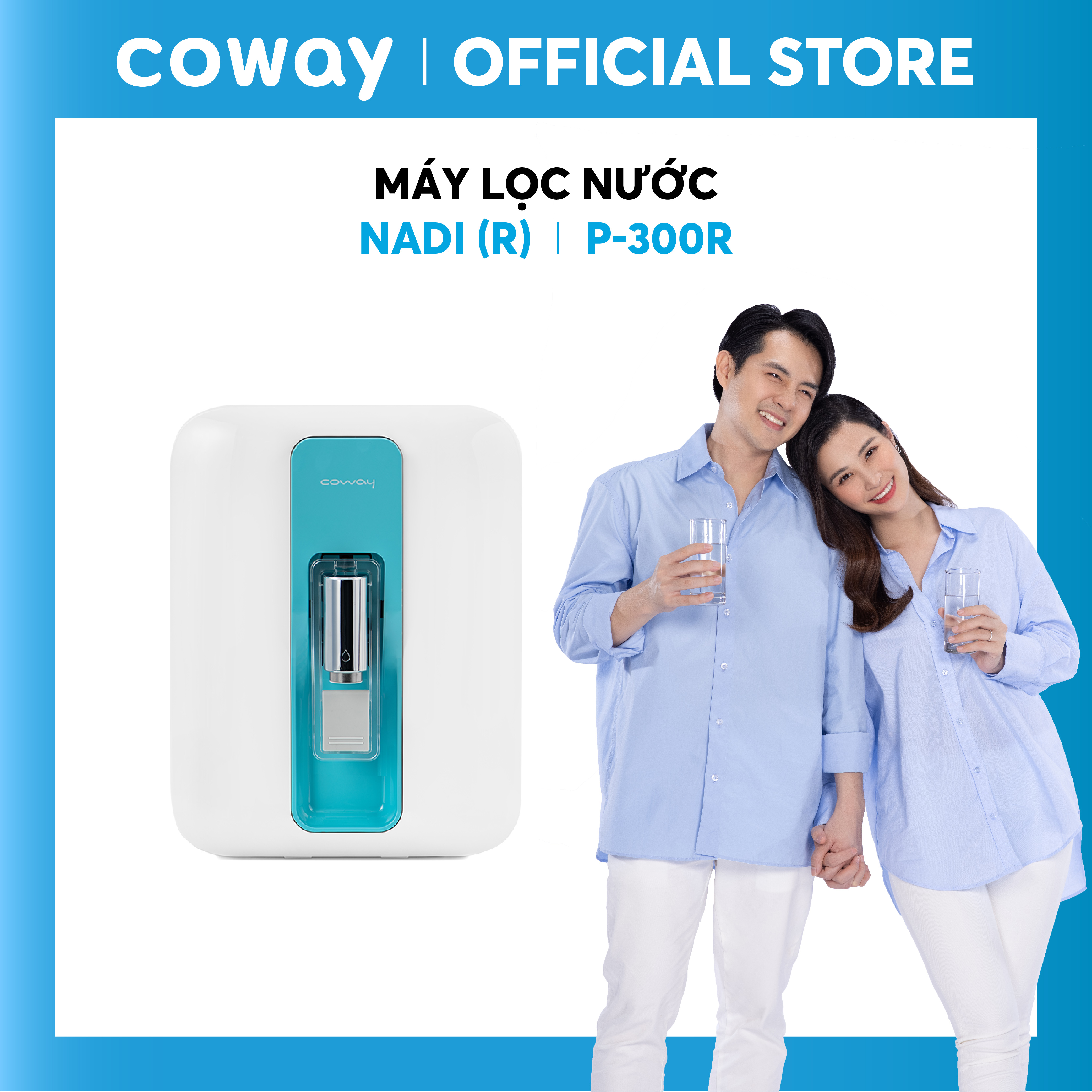 Máy lọc nước Coway Nadi (R) P-300R - Hàng chính hãng