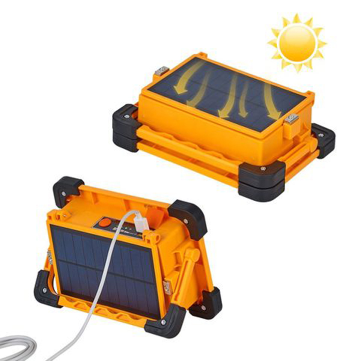 Đèn Cầm Tay Năng Lượng Mặt Trời Cao Cấp - Dành Cho Cắm Trại, Leo Núi, Làm Việc Ngoài Trời