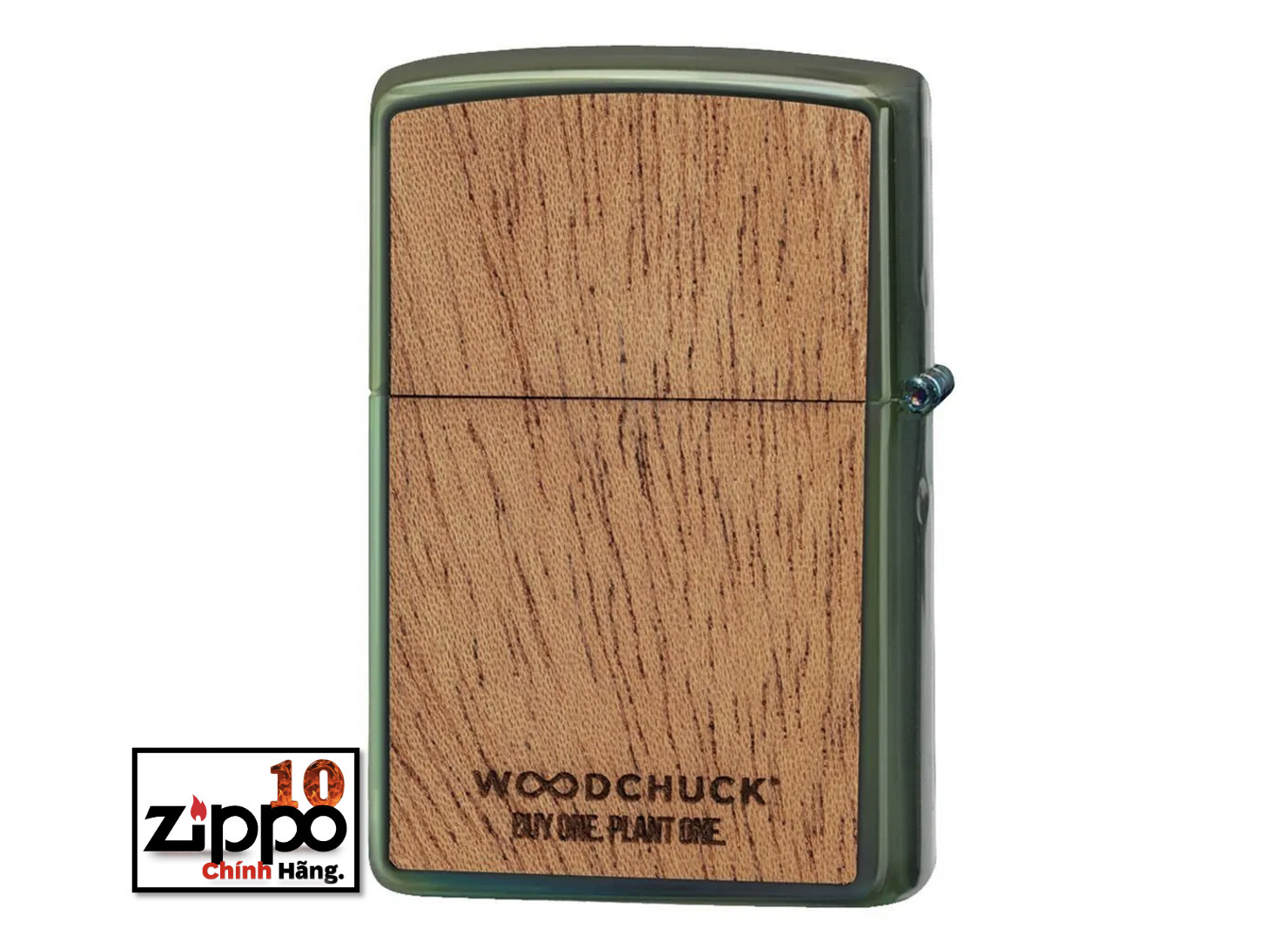 Bật lửa Zippo WOODCHUCK USA Flame SKU 49057 - Chính hãng 100%