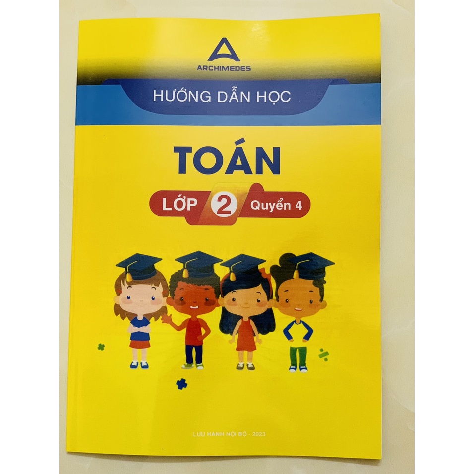 Sách - Combo 4 cuốn Hướng dẫn học toán lớp 2 (trường Archimedes school )