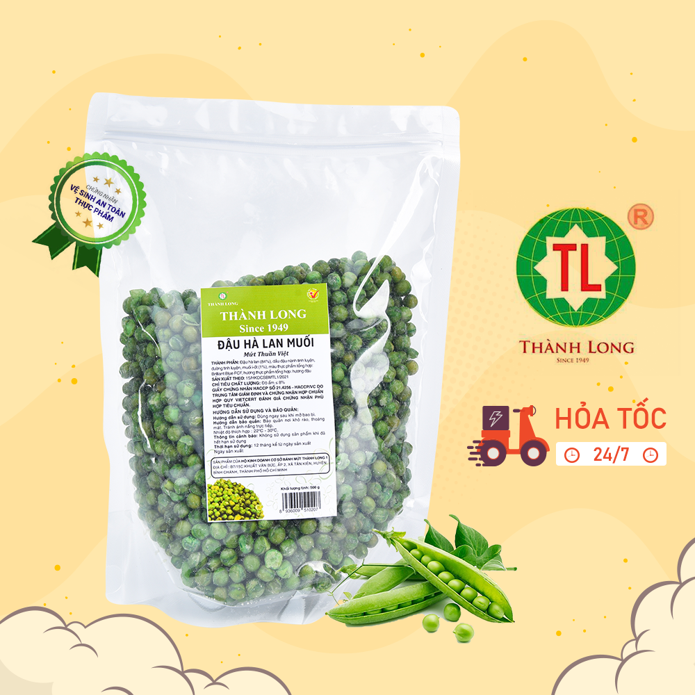 ĐẬU HÀ LAN MUỐI THÀNH LONG 500G - VIỆT NAM