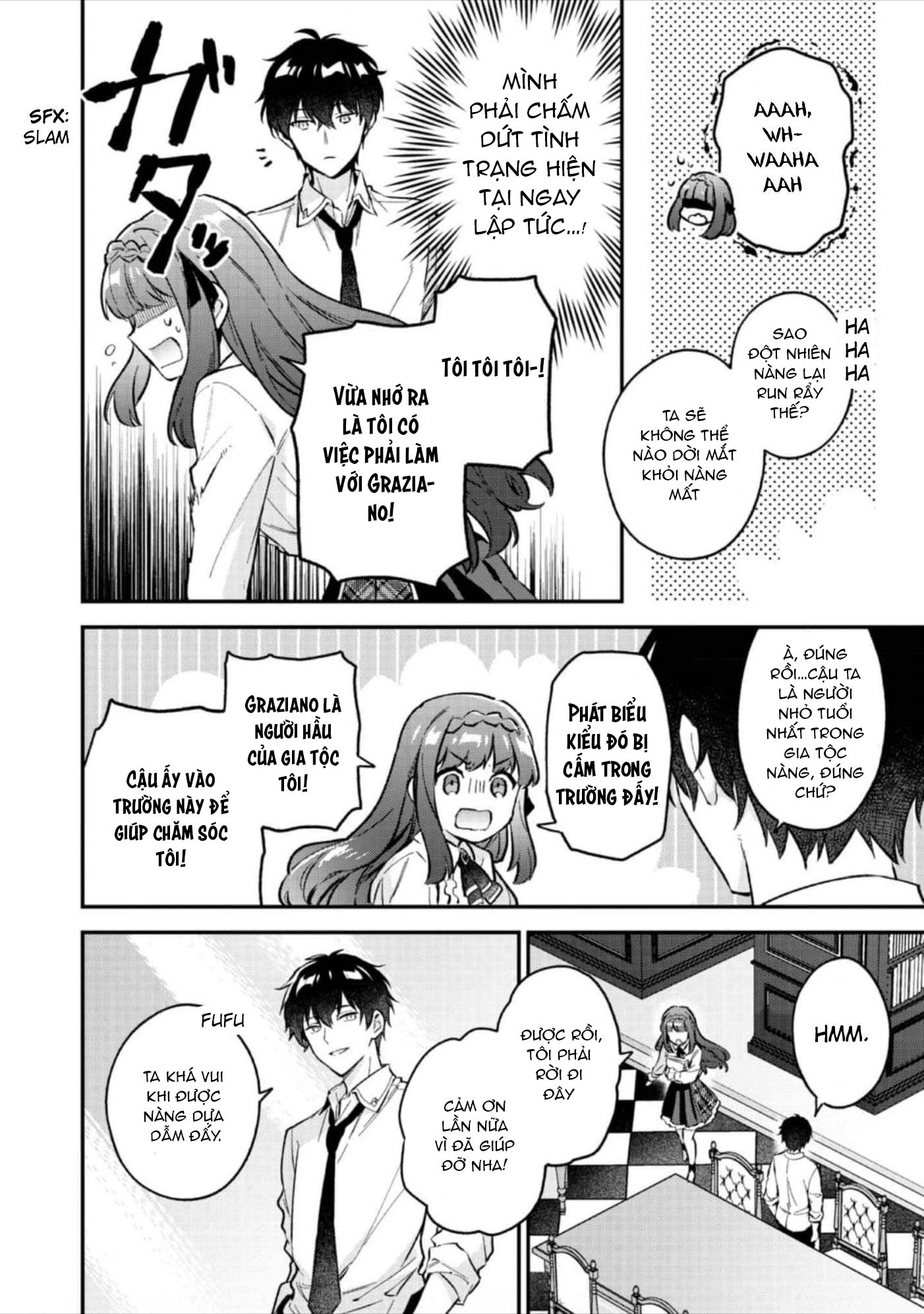 Cháu Gái Cưng Của Mafia, Sau Khi Chuyển Sinh Lại Trở Thành Đại Tiểu Thư Xã Hội Đen Trong Game Otome chapter 5.2 - Trang 11
