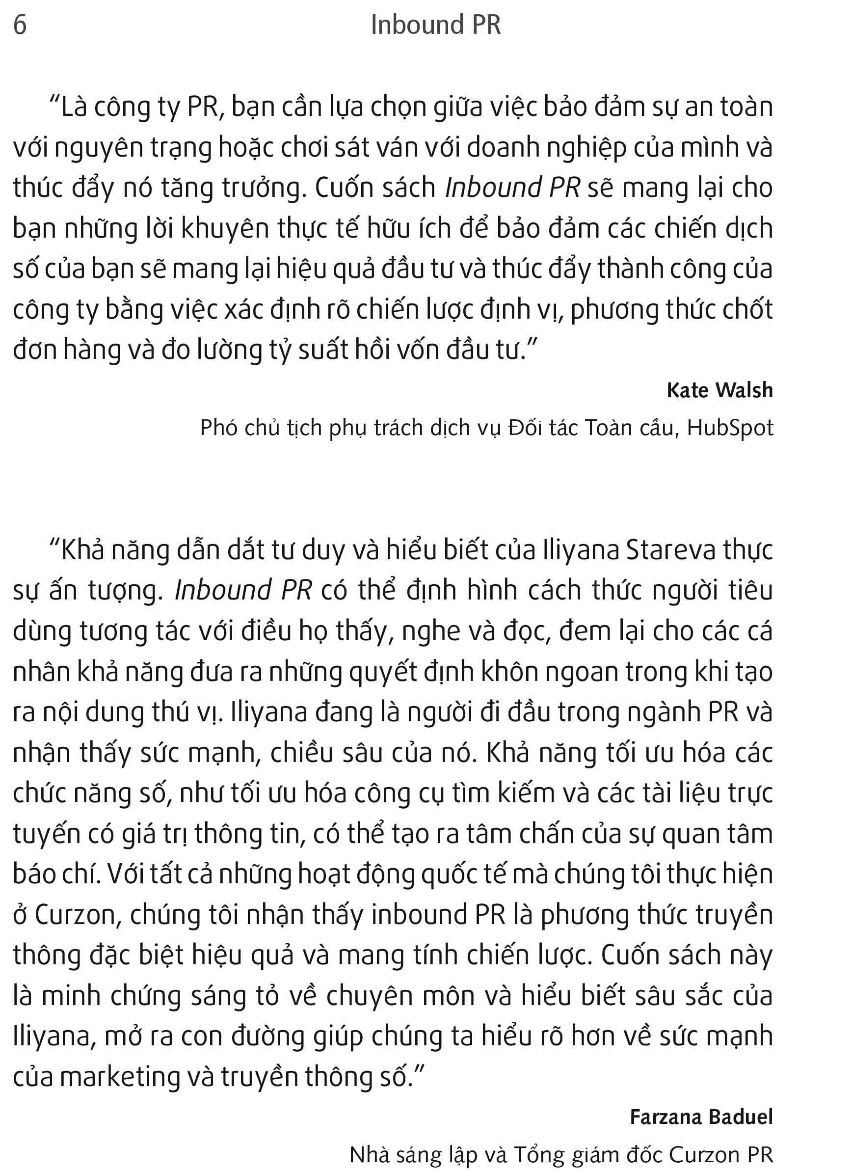 Sách Inbound PR - Dịch Chuyển Hoạt Động Theo Mô Hình Inbound