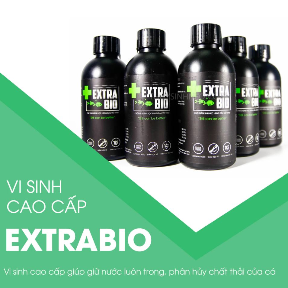 Vi sinh Extra Bio 1000ml (vi sinh bể cá làm trong nước, giảm độc tố, cân bằng PH)