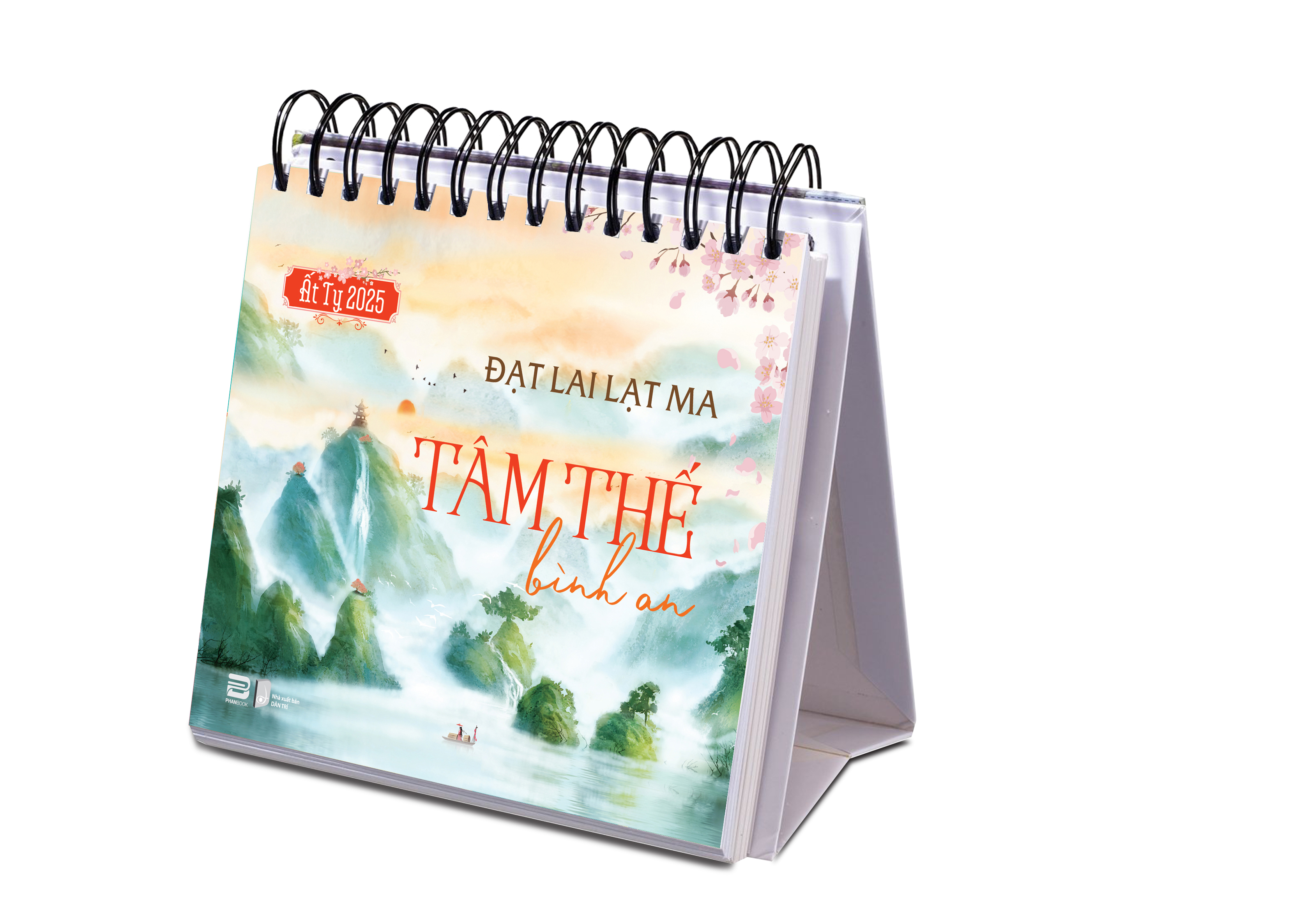 Lịch Bàn Ất Tỵ 2025 - 365 Ngày Tâm Thế Bình An - Đạt Lai Lạt Ma