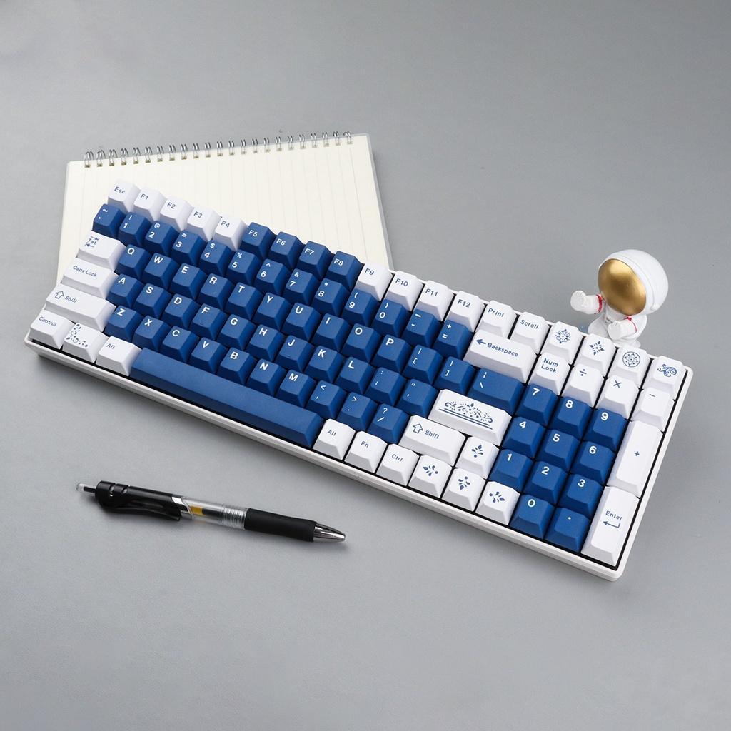 GMK Lazurite keycaps cherry profile Dye Sublimation PBT keycap 129keys