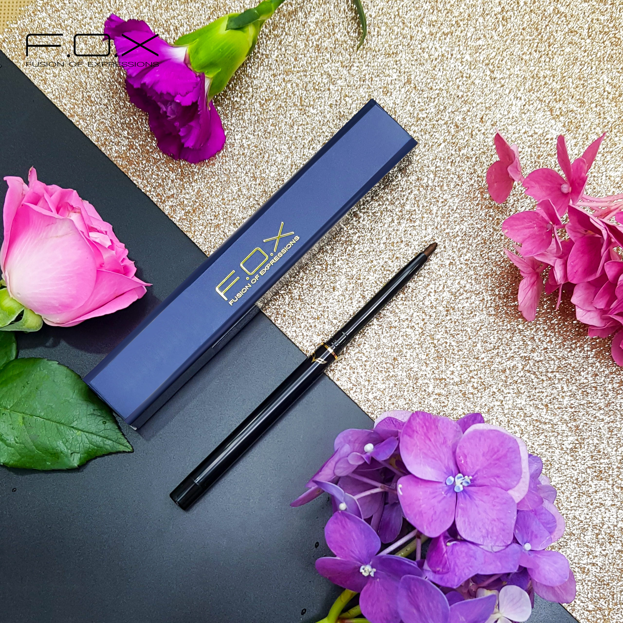 Chì Kẻ Mắt Eyeliner Chính Hãng Chống Lem FOX Nâu Đậm  0.3g