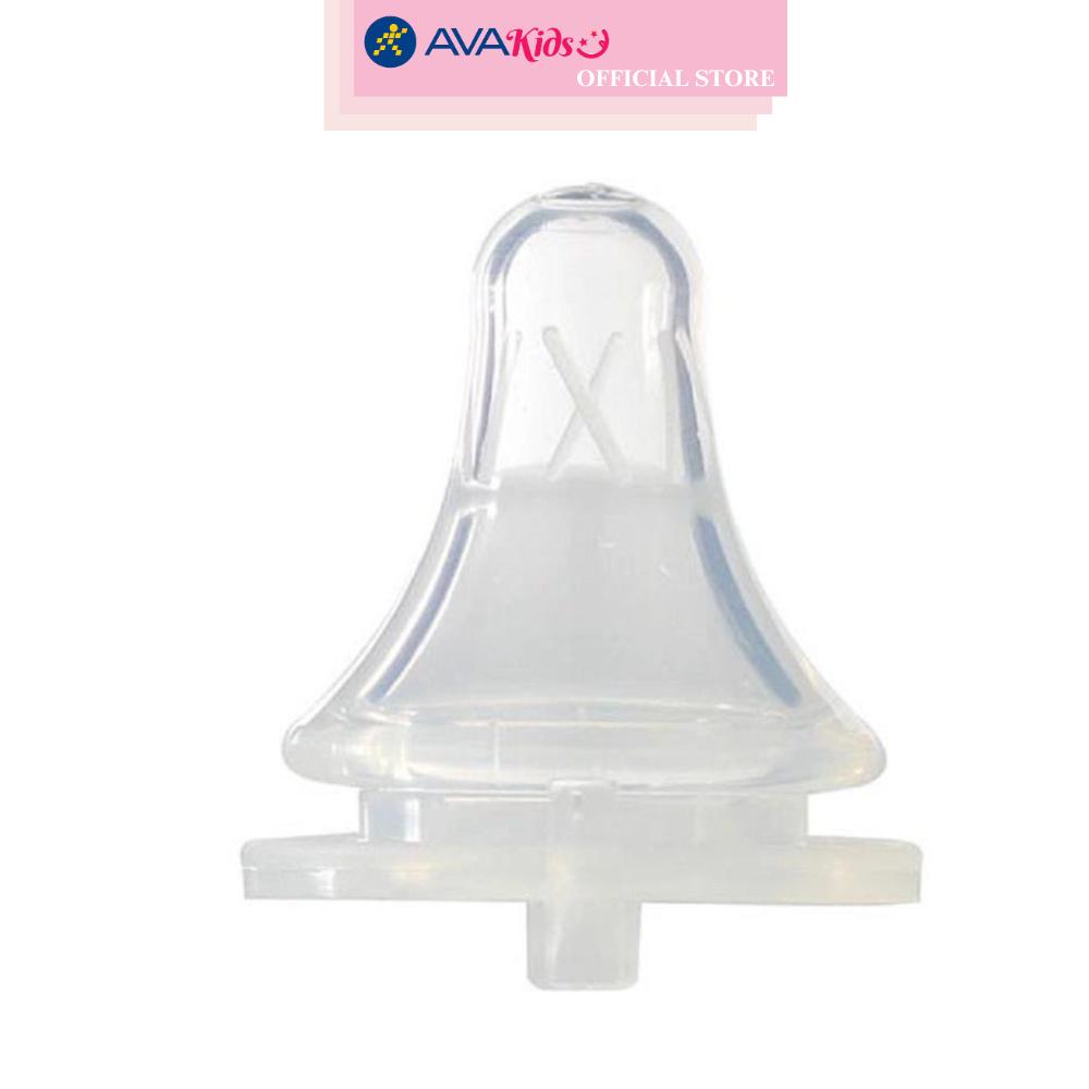 Bộ 2 núm ti Wesser cổ hẹp size M (4 - 6 tháng)