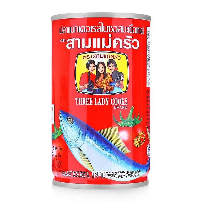 Cá Hộp Ba Cô Gái Sardine - hộp 155gr