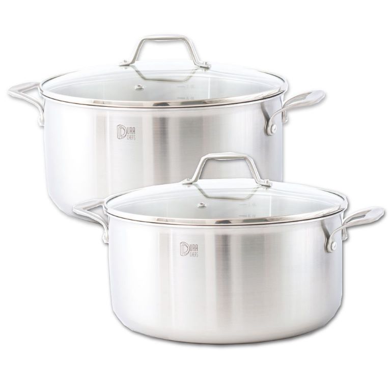 Nồi Inox DURACHEFS 2 size 7 lít và 9 lít - Hàng nhập khẩu