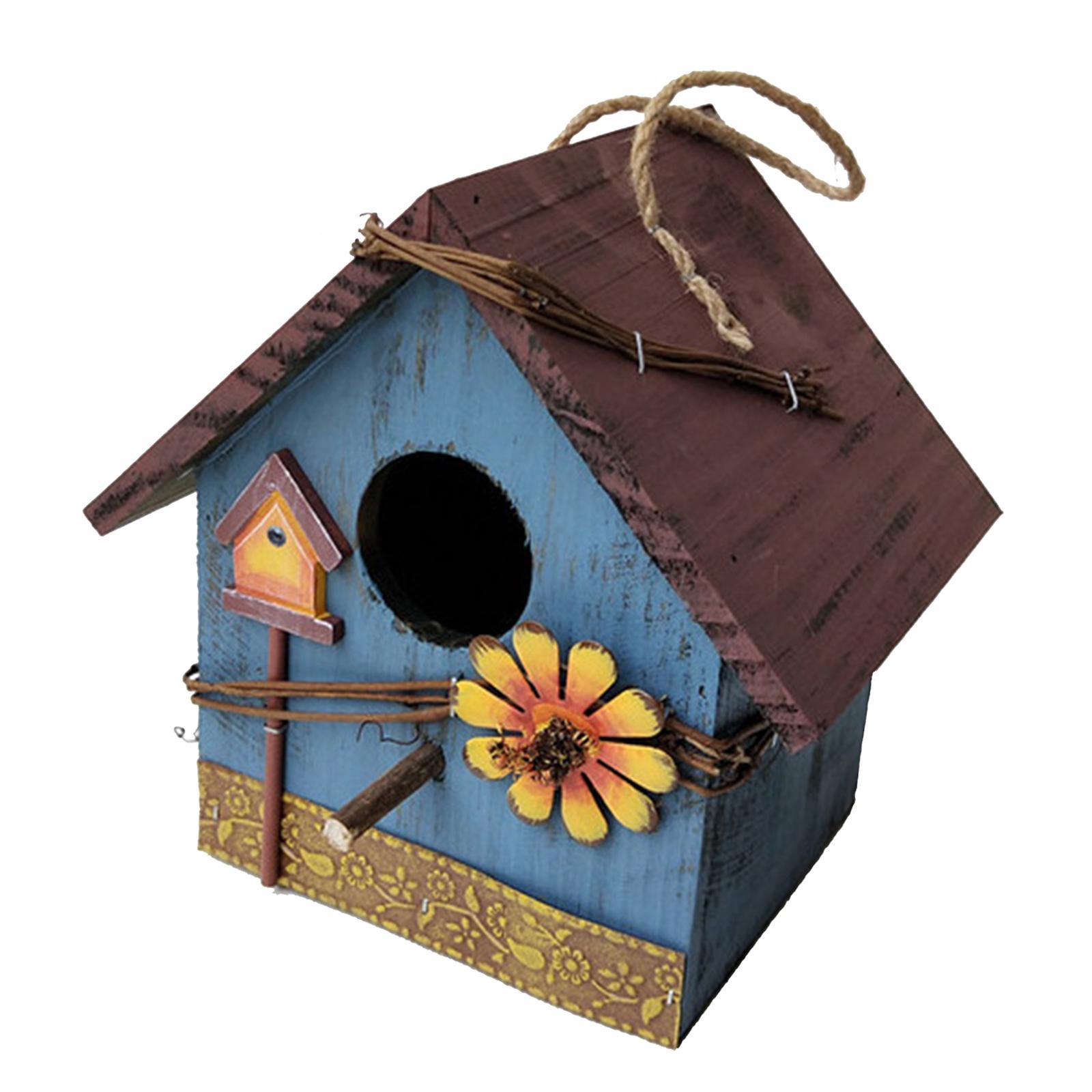 House Outdoor Pastoral Courtyard Rustic Decorative Birdhouses