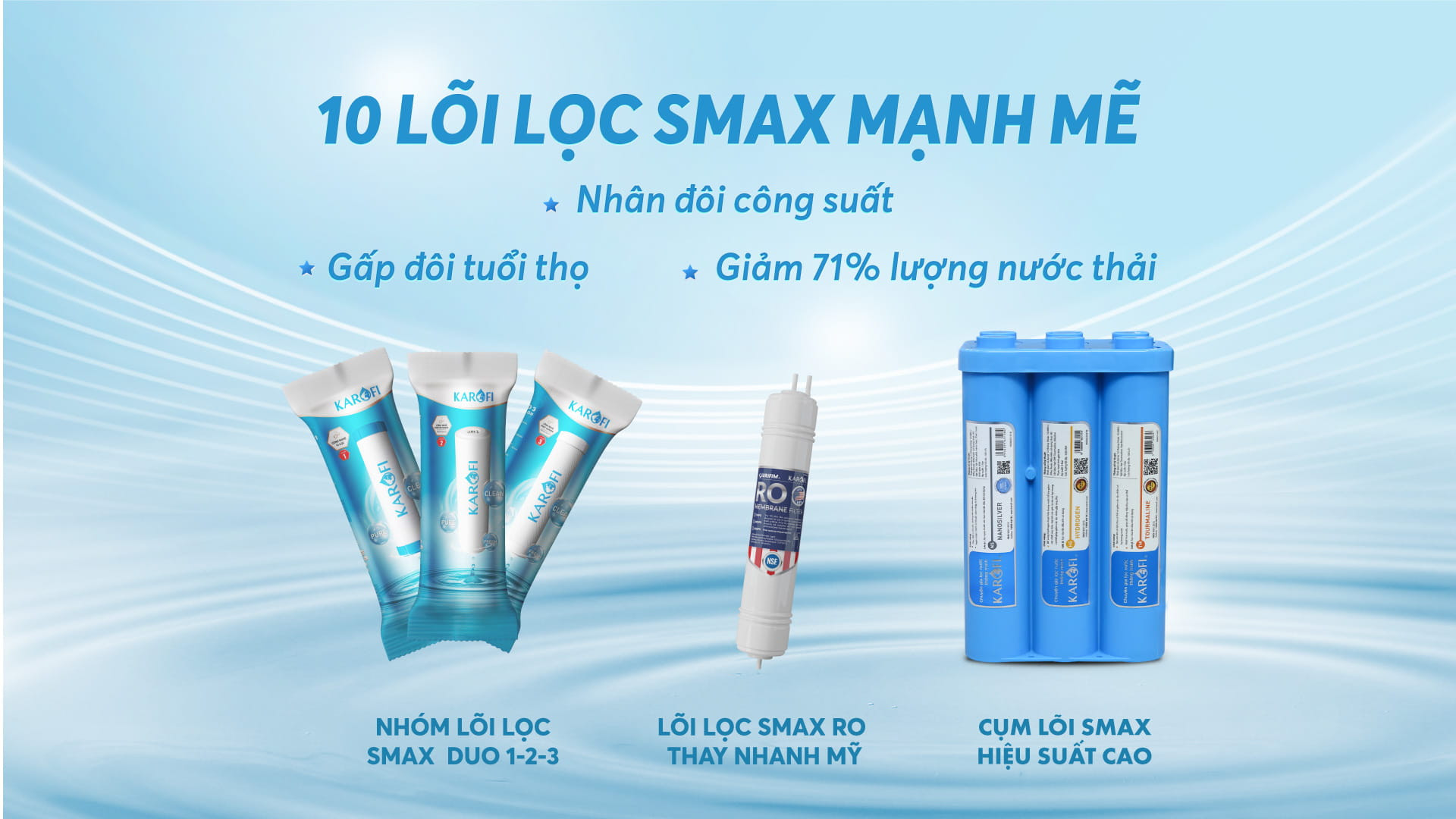 Máy lọc nước nóng lạnh Karofi KAD-R38 - Hàng chính hãng