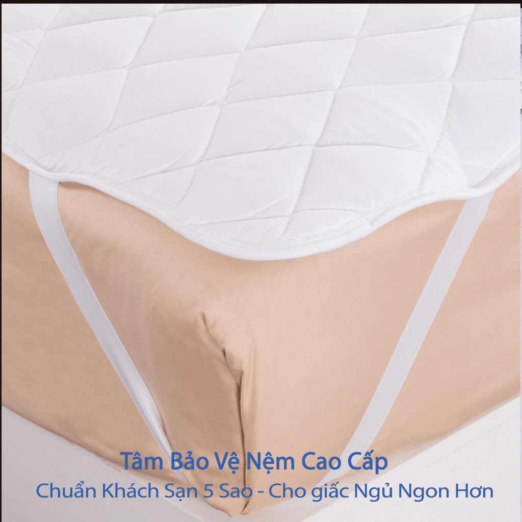 Tấm Bảo Vệ Nệm Chống Thấm Nước Cao Cấp Chuẩn Khách Sạn 5 Sao Tấm Lót Nệm Giường Ngủ Chống Thấm Bảo Vệ Nệm Trải Giường Cao Cấp Tấm Bảo Vệ Nệm Đệm Mỏng Lót Giường Ngủ Chống Thấm Cho Bé