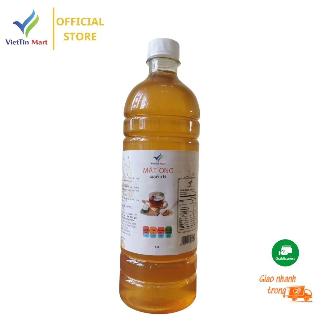 Mật Ong Hoa Xuyến Chi Viettin Mart Chai 1 lít