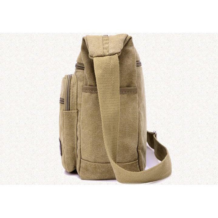 Túi Đeo Chéo Nam Vải Bố Thời Trang Hàn Quốc Cặp Đeo Vải Canvas Tuxa Store