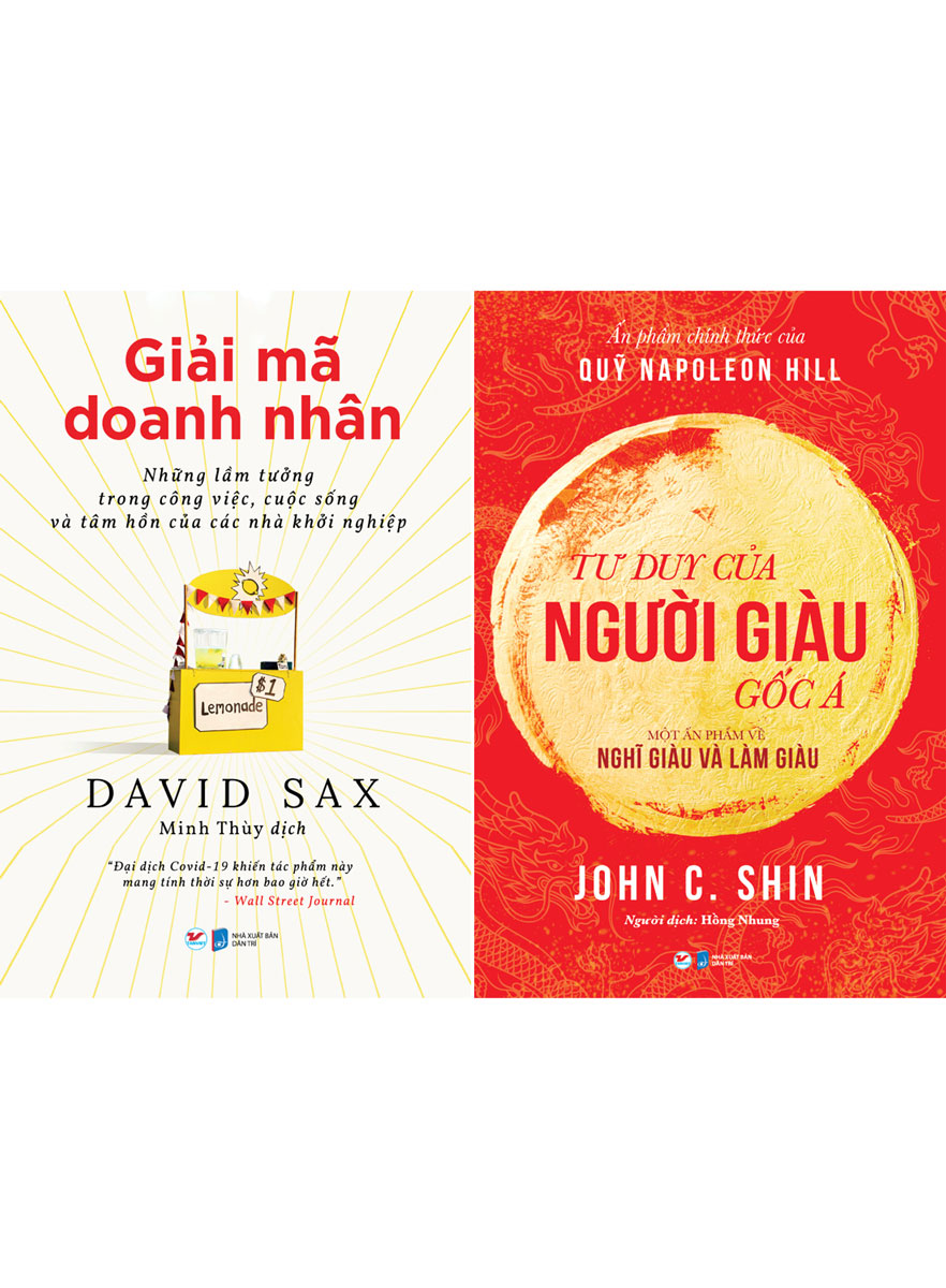 Combo Giải Mã Doanh Nhân + Tư Duy Của Người Giàu Gốc Á
