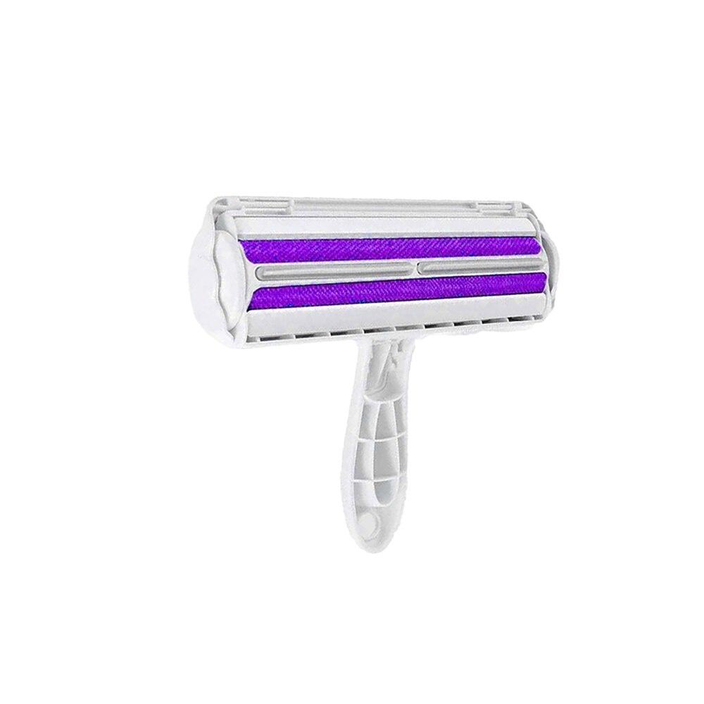 2-Way Pet Hair Remover Roller Fur Away Lint Sticking Roller Reusable Dog Cat Hair Cleaning Brush From Furniture Sofa Clothes