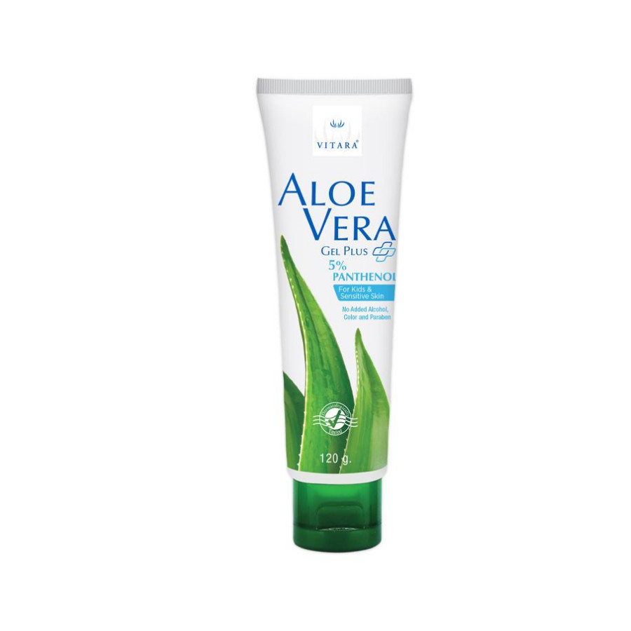 Gel thoa da bị kích ứng cho bé Vitara Aloe Vera thích hợp cho da khô, sần sùi, bị bỏng, cháy nắng 120g