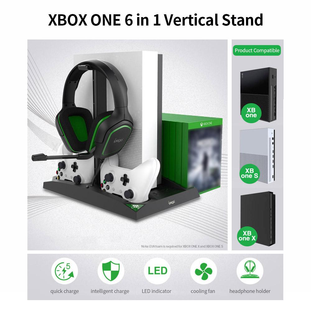 Giá đỡ tai nghe  IPEGA Đế sạc Thay thế cho XBOX ONE / XBOX ONE X / XBOX ONE