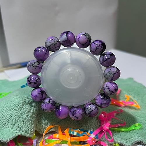 Vòng tay chuỗi đá thiên nhiên nhiều màu 12li