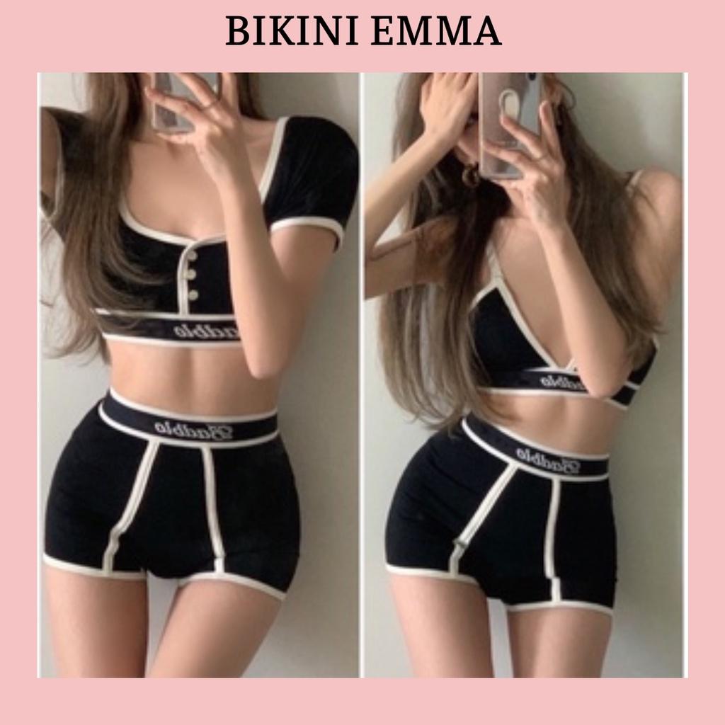 Bikini Đồ Bơi Badblo Phong Cách Hàn Quốc Emma (Video cận chất shop tự quay)