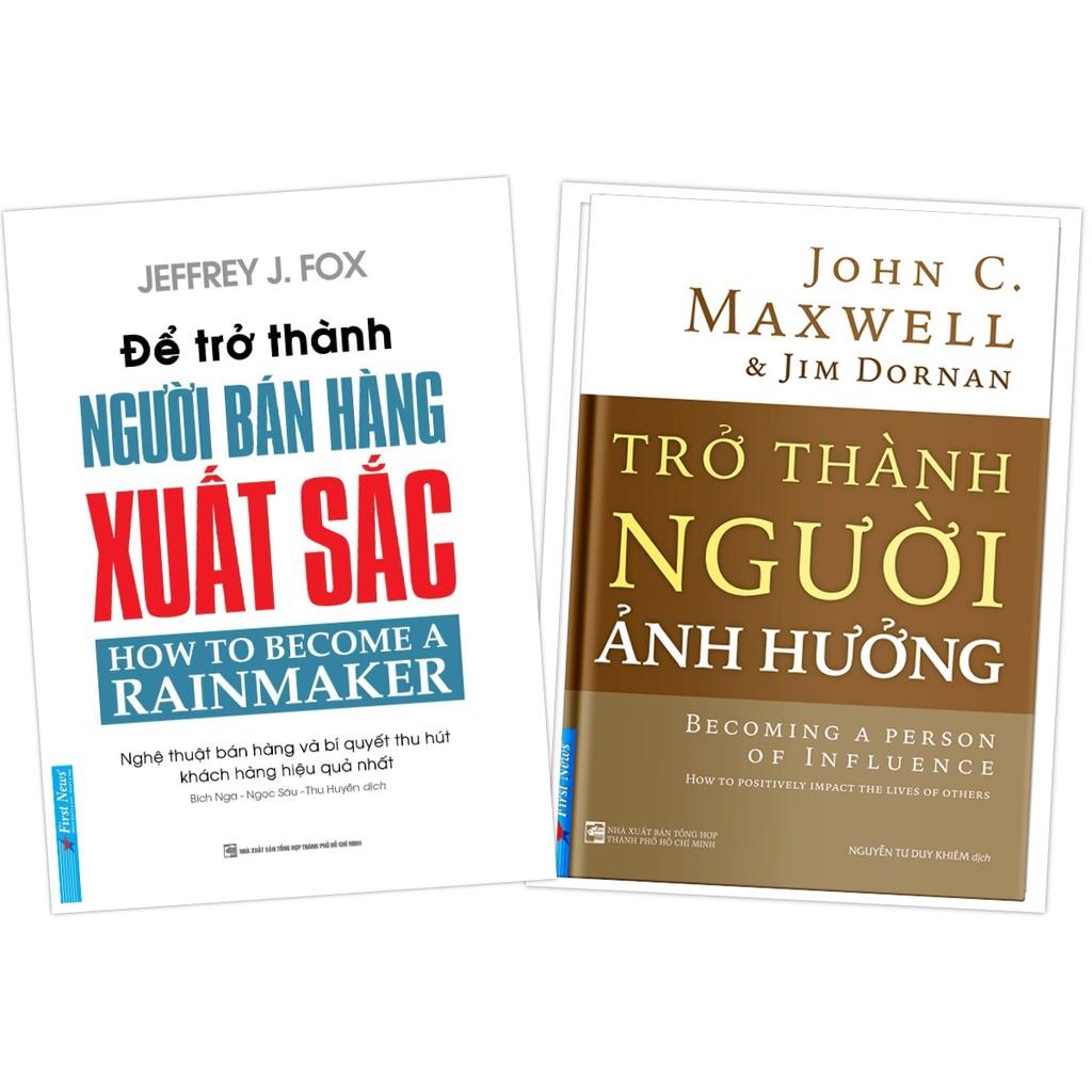 Sách Combo Để Trở Thành Người Bán Hàng Xuất Sắc + Trở Thành Người Ảnh Hưởng - First News - BẢN QUYỀN