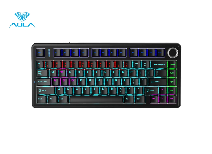 Bàn Phím cơ gaming có dây AULA F75 (Phiên bản Red switch) - Hàng chính hãng