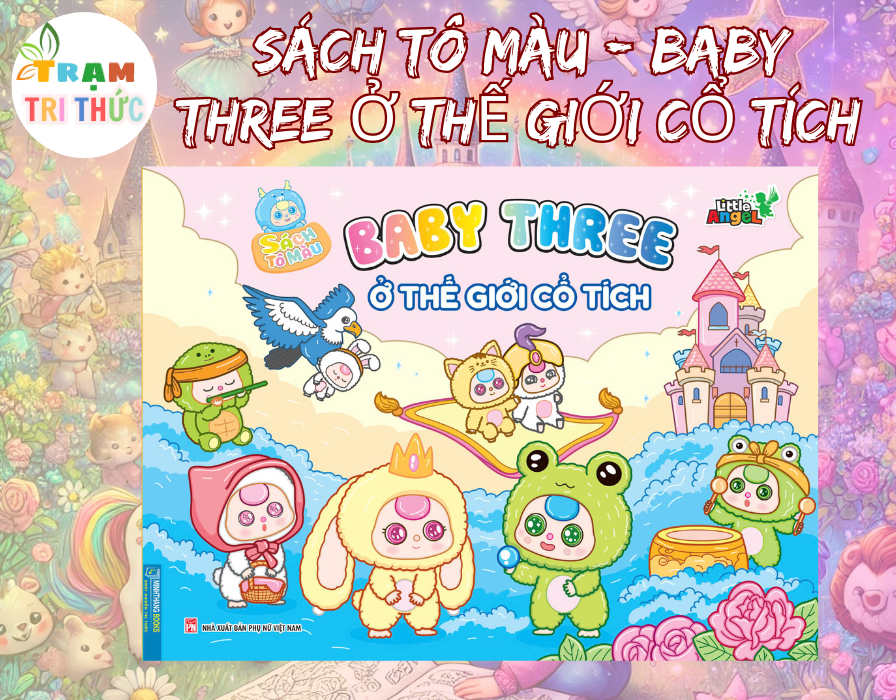 Sách Tô Màu - Baby Three Ở Thế Giới Cổ Tích