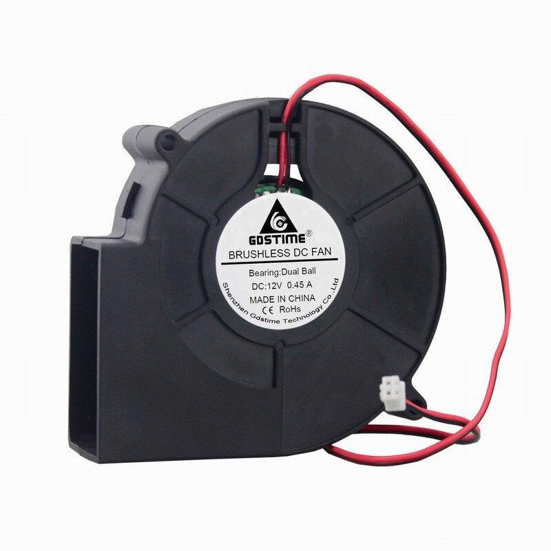 1 Pieces Gdstime 11V 97x33mm 9733 Ball Bearing DC Brushless Blower Cooler Cooling Fan 97mm x 33mm 9cm