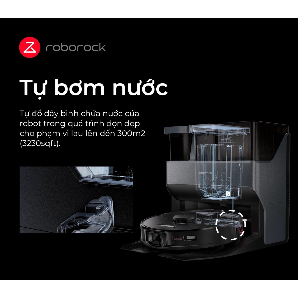 Robot Hút Bụi Lau Nhà Thông Minh Roborock S7 MaxV Ultra Bản Quốc Tế - Hàng Chính Hãng