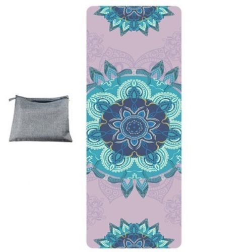 Thảm Yoga gấp gọn siêu mỏng 1,5mm Cao cấp bám siêu dính TC2 - Tặng kèm túi đựng