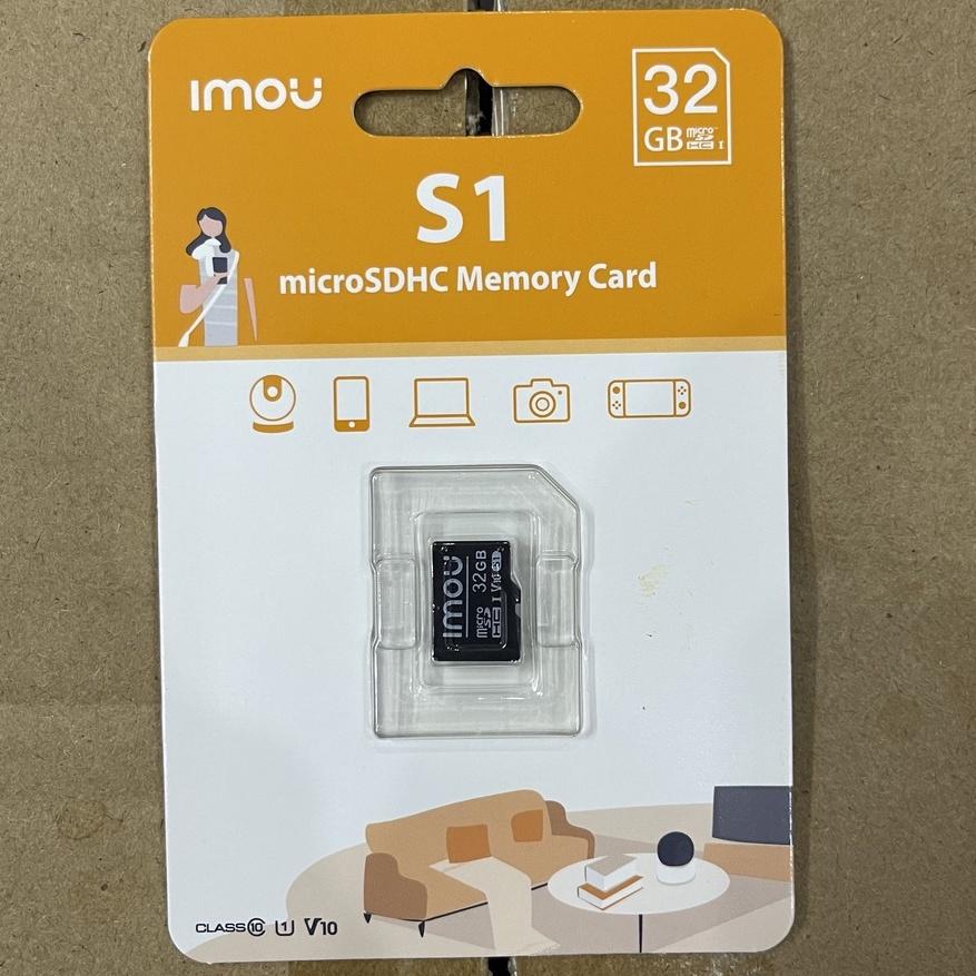 Thẻ nhớ cho camera IMOU chuẩn Micro SD dung lượng 32GB/64GB class 10 U1 tốc độ cao, hàng chính hãng