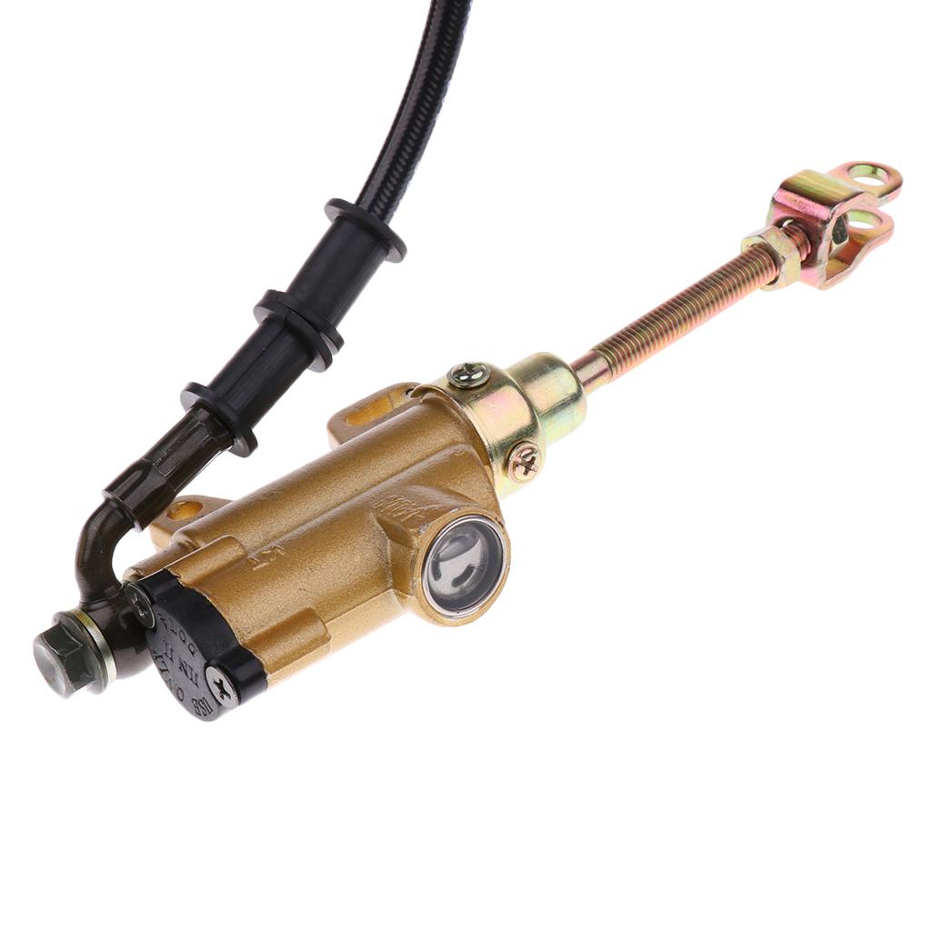 Motorcycle Rear Hydraulic Brake Assembly Cylinder Caliper for 110cc Dirt Bike