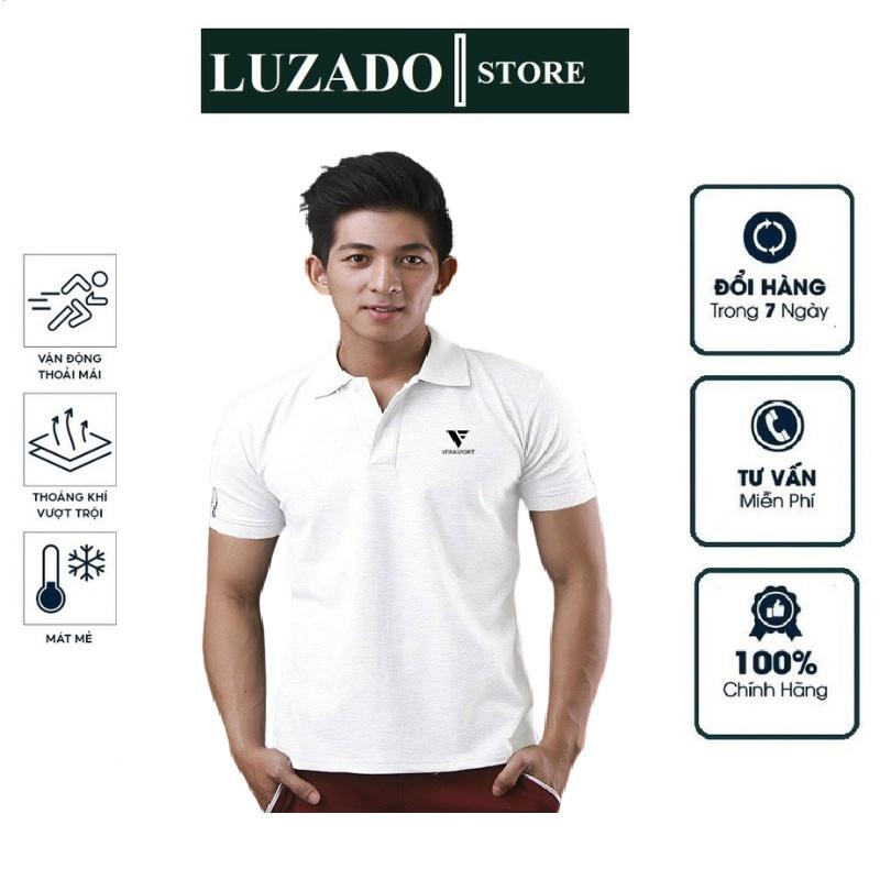Áo Thun Thể Thao Nam LUZADO, Áo Polo nam tay ngắn có cổ bẻ, basic, Chất vải Thun Lạnh cotton cá sấu cao cấp