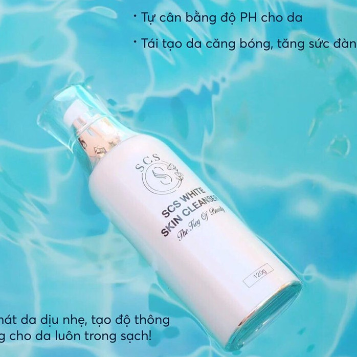 2 SỮA RỬA MẶT SCS WHITE SKIN CLEANSER