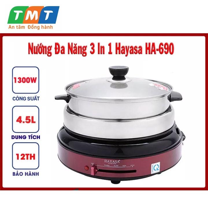 [HÀNG CHÍNH HÃNG] Nồi lẩu điện đa năng HA 690 4.5l