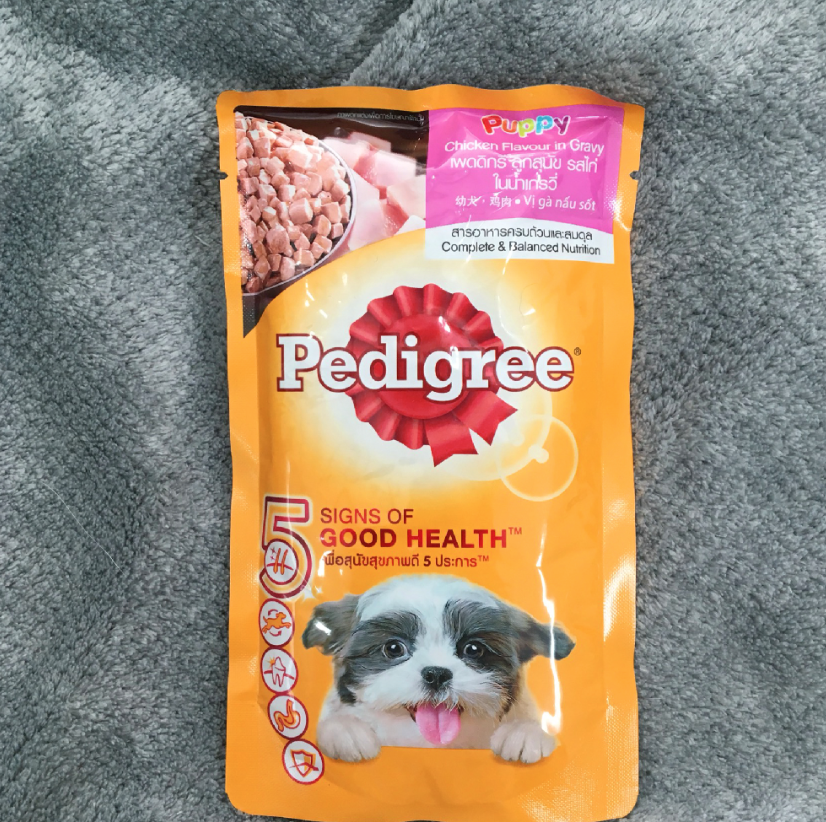 Pate Pedigree vị gà nấu sốt cho cún cưng