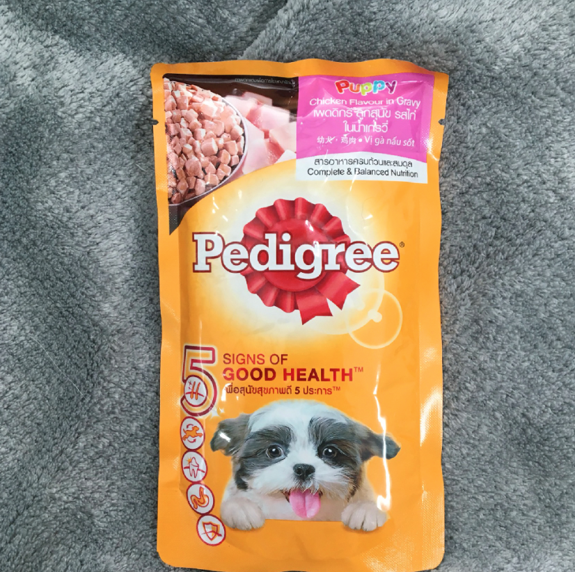 Pate Pedigree vị gà nấu sốt cho cún cưng