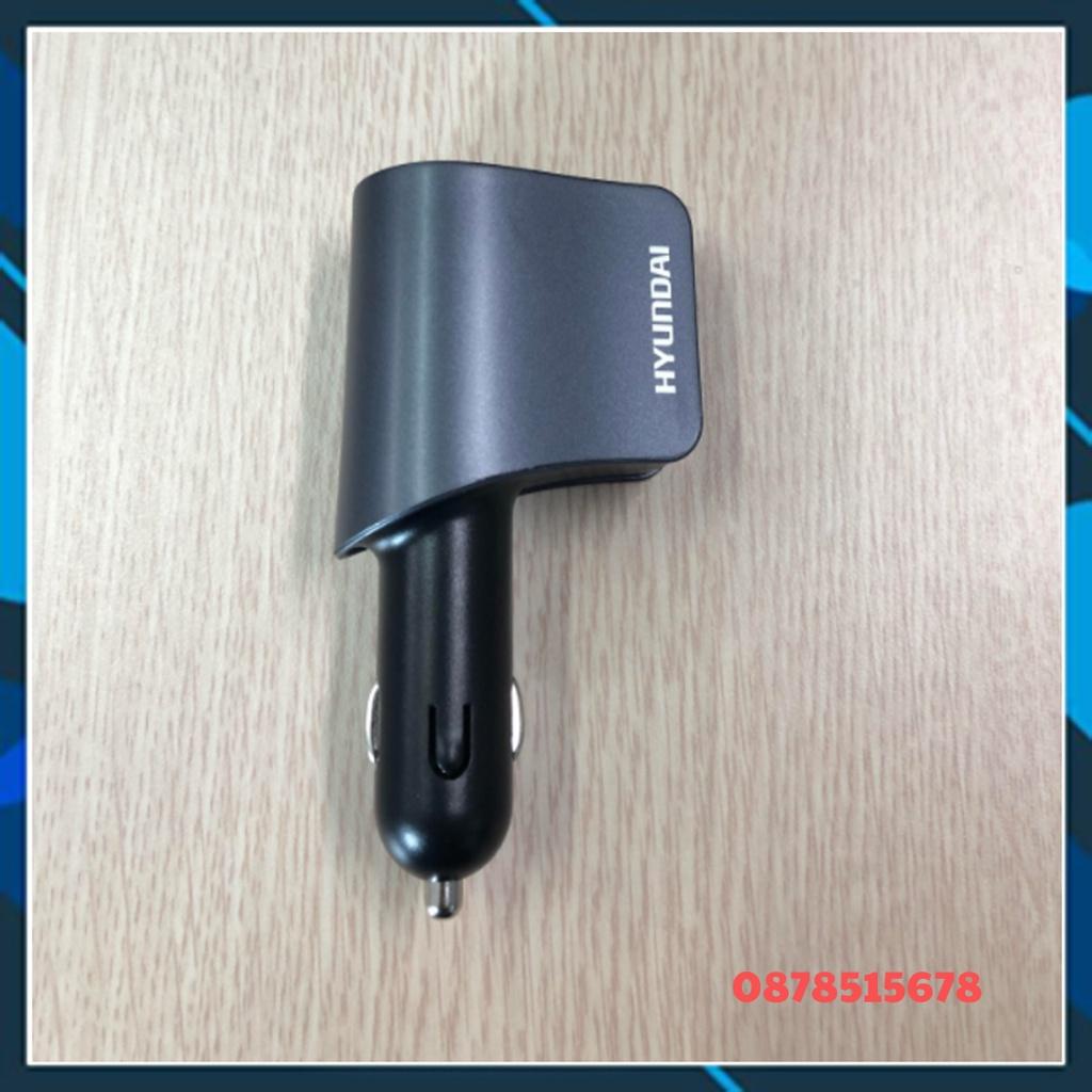Tẩu sạc Hyundai cao cấp 1 tẩu tròn ,có màn hình LED hiển thị điện áp - Hàng Chất Lượng