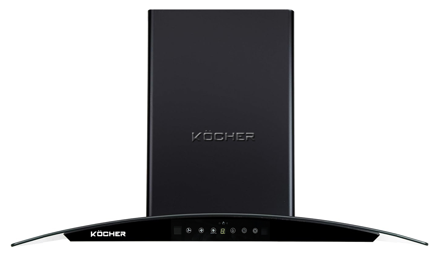 Máy hút Mùi Kính Cong Kocher K-8002 (70CM) - Hàng Chính Hãng