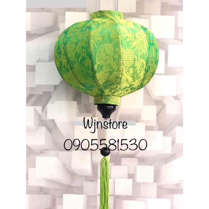 Đèn lồng hội an chất liệu vải dáng tròn đa dạng màu nha (20,30,45cm) vietnames lanterns