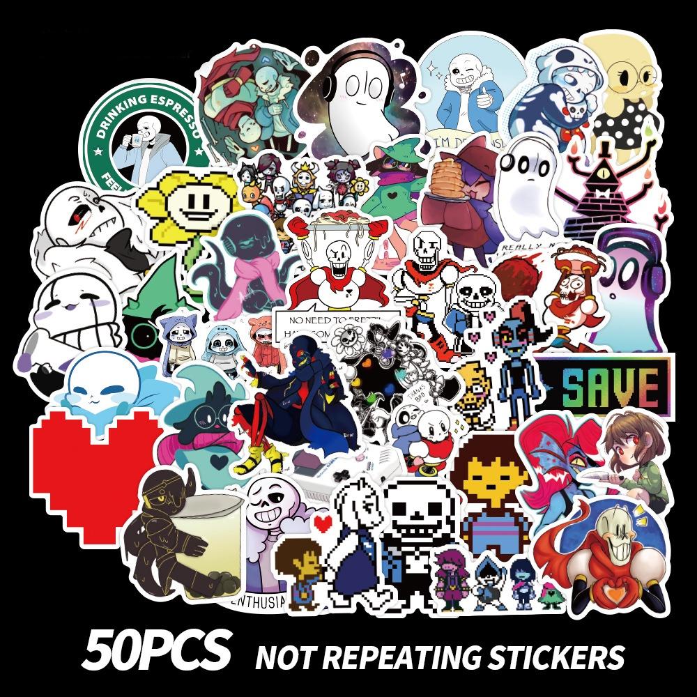 Sticker Game Anime Đẹp - Sticker cute siêu chất, cool ngầu, dễ thương
