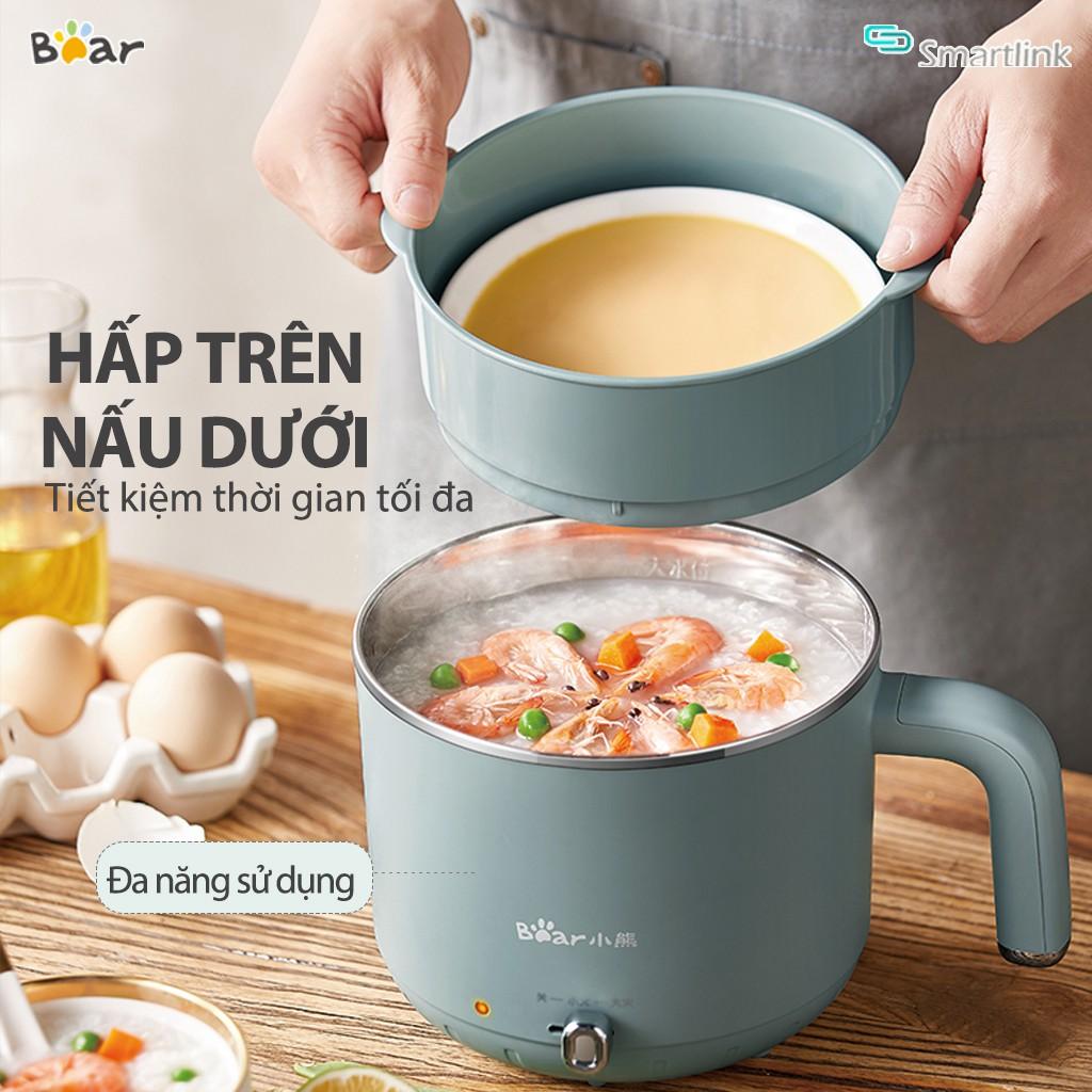 Nồi lẩu điện mini đa năng Bear DRG-D12M5. Nồi lẩu điện mini đa năng 1.2L chính hãng bear 1.2 Lít,Bảo Hành 18 Tháng Hagu - Hàng chính hãng