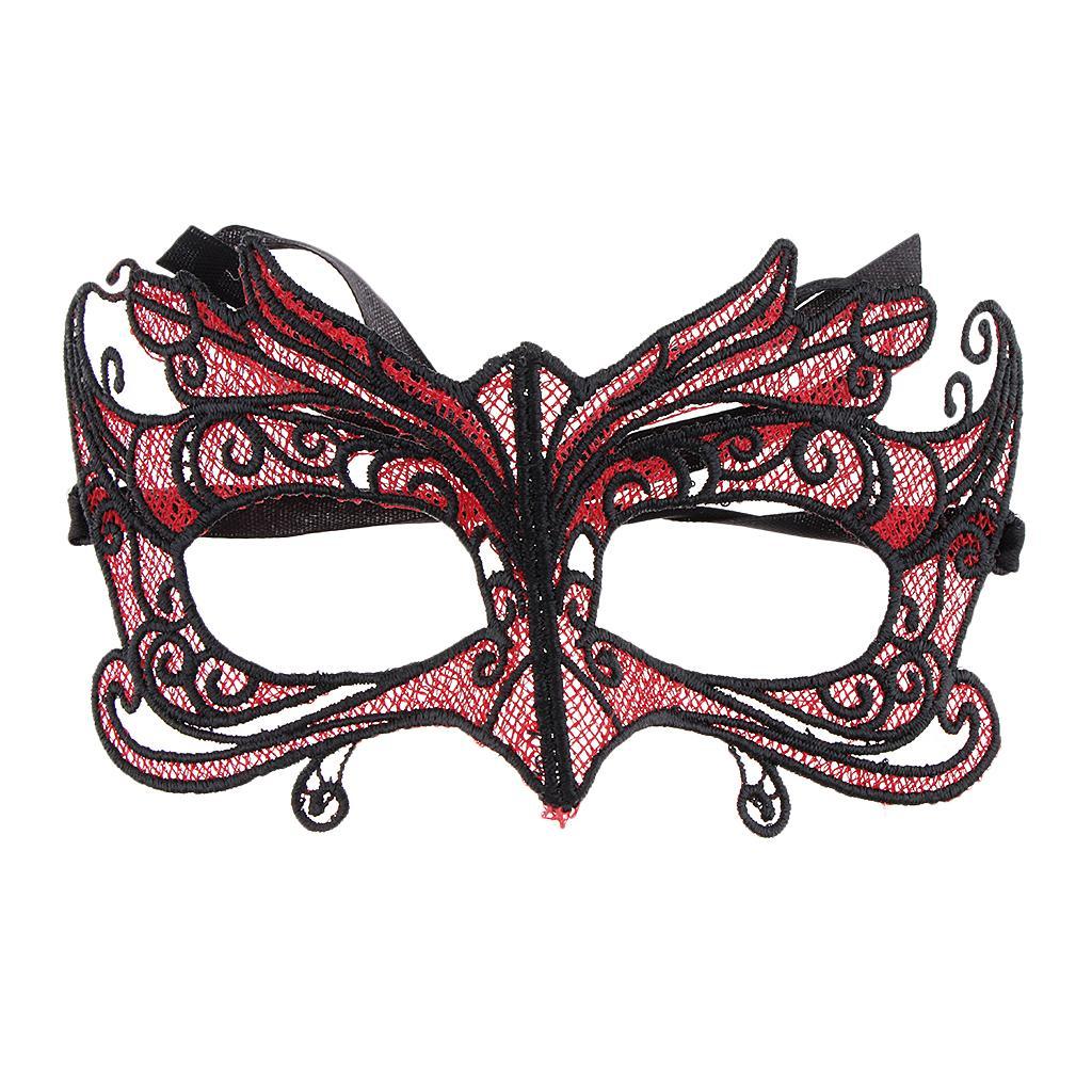 Mask Lace Face Masquerade Eye Women's Party Costume Ball Prom Halloween